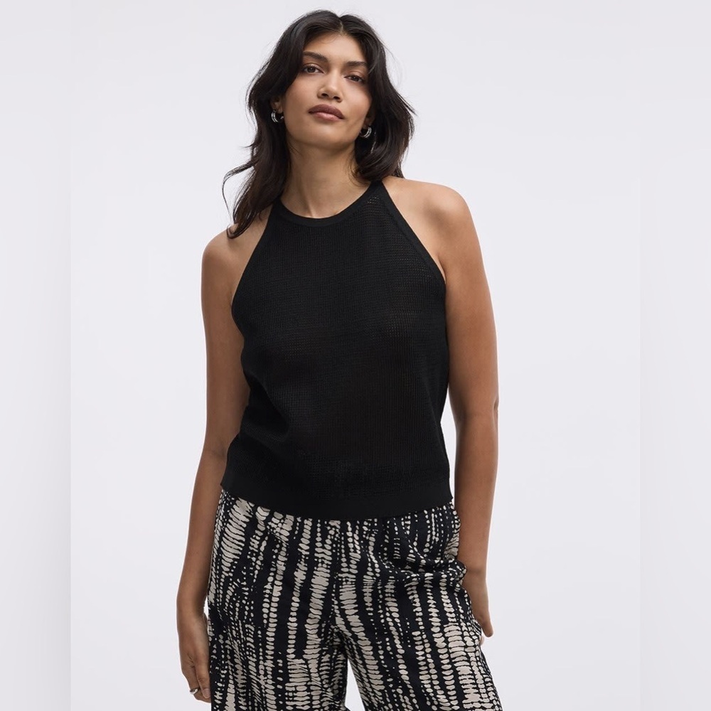 Reitmans Textured Mesh Knit Tank Top